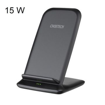 Choetech Qi 15W Wireless Charging Phone Stand-Zwart (Phones) Gebruikt