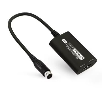 Merkloos HDMI 1080p Upscaler Adapter for MD1 / MD2 / SNK-Zwart (Diversen) Nieuw