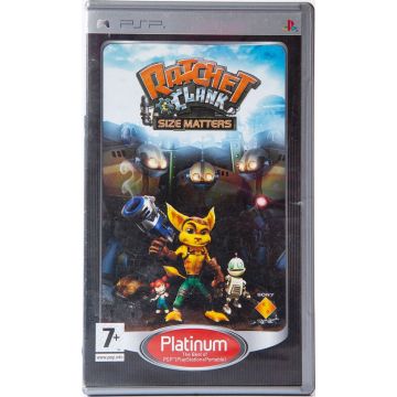 Ratchet & Clank Size Matters-Platinum Grieks (PSP) Gebruikt
