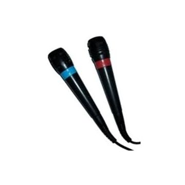 Sony Twee SingStar Microfoons Draad-Standaard (PlayStation 2) Gebruikt