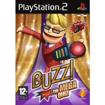 Buzz! The Mega Quiz-Standaard (PlayStation 2) Gebruikt