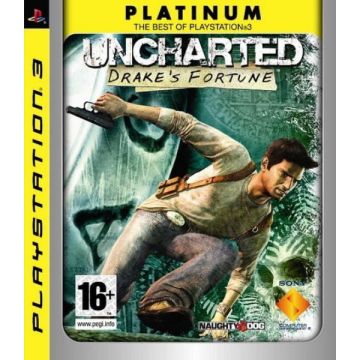 Uncharted Drake's Fortune-Platinum (PlayStation 3) Gebruikt