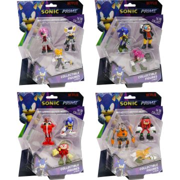 PMI Sonic Prime Collectible Figures Deluxe Box-3-Pack (Diversen) Nieuw