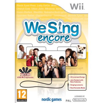 We Sing Encore-Standaard (Wii) Gebruikt