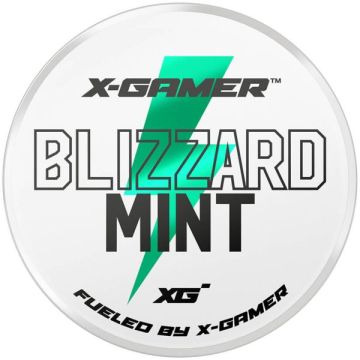 X-GAMER Pouch Energy 14g-Blizzard Mint (Diversen) Nieuw