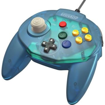 Retro-Bit Tribute 64 USB Controller-Ocean Blue (Diversen) Nieuw