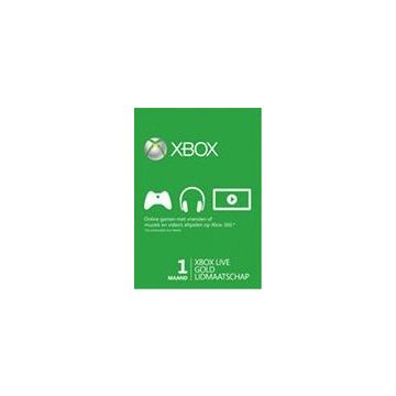 Xbox Live Gold-1 Maand (Diversen) Nieuw