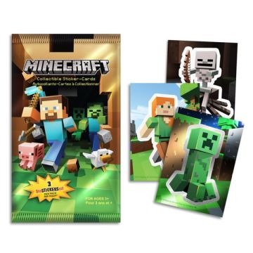 Minecraft Collectible Sticker Cards-Standaard (Diversen) Nieuw