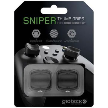 Gioteck Sniper Thumb Grips for XSX-Zwart (Xbox Series X) Nieuw