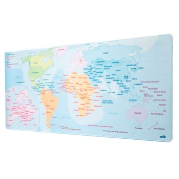 Grupo Erik The Places You'll Go XL Muismat-World Map (PC) Nieuw