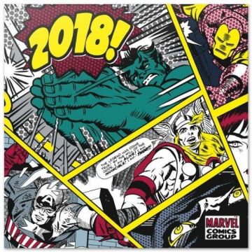 Grupo Erik Kalender 2018-Marvel Comics (Diversen) Nieuw