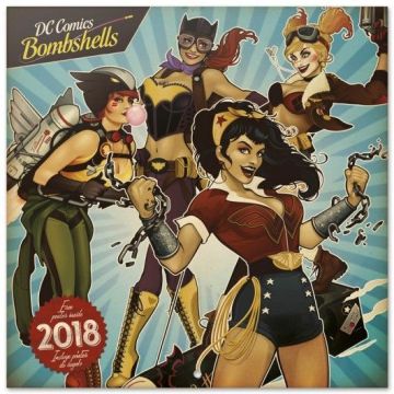 Grupo Erik Kalender 2018-DC Bombshells (Diversen) Nieuw