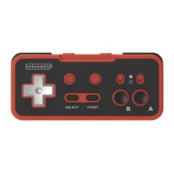 Retro-Bit Origin8 2.4G Wireless Controller-Rood / Zwart (Diversen) Nieuw