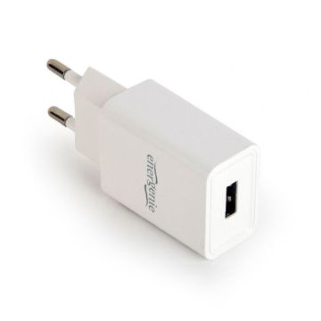Gembird EG-UC2A-03 Universele USB Lader 2.1A-Wit (Diversen) Gebruikt