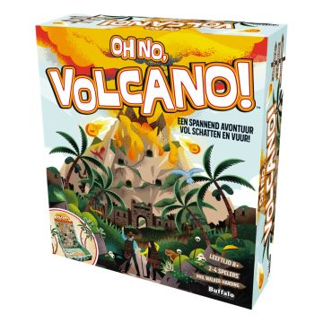 Buffalo Games Oh No, Volcano! Card Game-Nederlands (Diversen) Nieuw