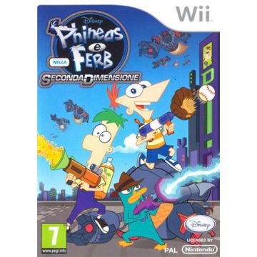 Phineas and Ferb Across the 2nd Dimension-Standaard (Wii) Gebruikt