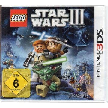 LEGO Star Wars III The Clone Wars-Duits (3DS) Gebruikt