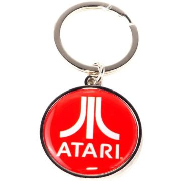 Difuzed Atari Metalen Sleutelhanger-Atari Logo Button (Diversen) Nieuw