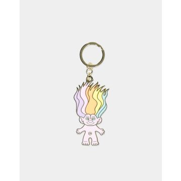 Difuzed Good Luck Trolls Metalen Sleutelhanger-Rainbow Troll (Diversen) Nieuw