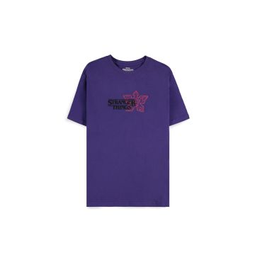 Difuzed Stranger Things Demogorgon T-Shirt Paars-Maat XL (Diversen) Nieuw