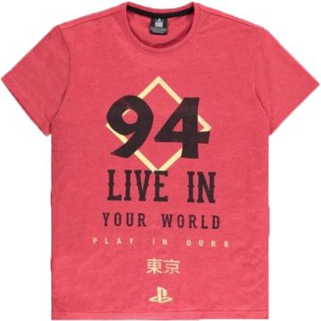 Difuzed PlayStation '94 Live in Your World (Play in Ours) T-Shirt-Maat XL (Diversen) Nieuw