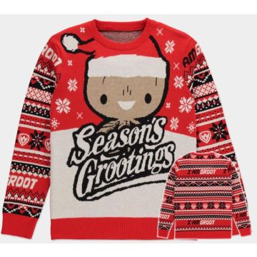 Difuzed Guardians of the Galaxy Groot Knitted Xmas Jumper-Maat XL (Diversen) Nieuw