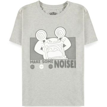 Difuzed Pokémon Loudred Make Some Noise! Female T-Shirt Grijs-Maat L (Diversen) Nieuw