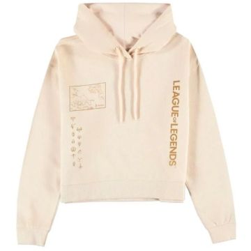 Difuzed League of Legends Runeterra Theme Female Hoodie Beige-Maat XL (Diversen) Nieuw