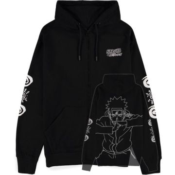 Difuzed Naruto Shippuden Naruto Jutsu Stance Zip Hoodie-Maat L (Diversen) Nieuw