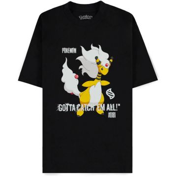 Difuzed Pokémon Gotta Catch 'Em All (Mega Ampharos #81) T-Shirt-Maat XL (Diversen) Nieuw