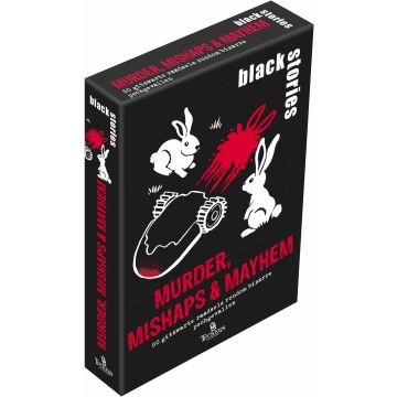 Tucker's Fun Factory Black Stories Card Game-Murder, Mishaps & Mayhem (Diversen) Nieuw