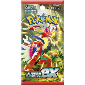 Pokémon TCG Scarlet & Violet-EX Scarlet Booster Pack Koreaans (Diversen) Nieuw