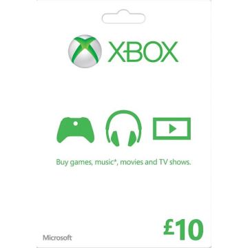 Xbox Live Gift Card-10 Pond (Diversen) Nieuw