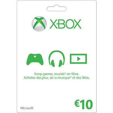Xbox Live Gift Card-10 Euro (Diversen) Nieuw