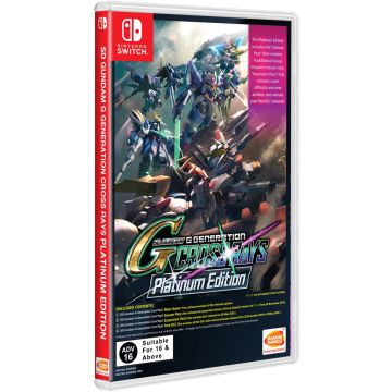 SD Gundam G Generation Cross Rays-Platinum Edition Asia Import (Switch) Gebruikt