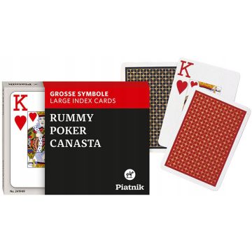 Piatnik Speelkaarten Double Deck-Bridge, Rummy & Canasta (Diversen) Nieuw