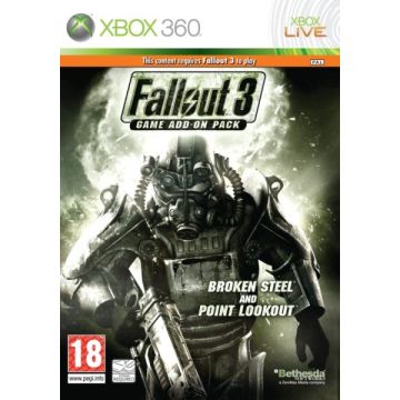 Fallout 3 Game Add-on Pack Broken Steel & Point Lookout-Standaard (Xbox 360) Gebruikt