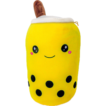Play by Play Bubble Tea Pluche 60CM-Geel (Diversen) Nieuw